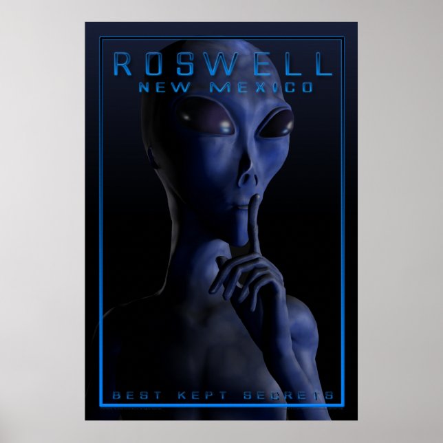 Alien, being, UFO, Roswell, mystery, encounter, ab Poster (Front)