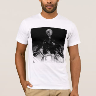 Alien Biker (Black & White Version) T-Shirt