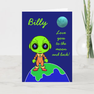 Alien Birthday Card new by Jo Images