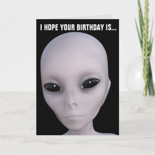 ALIEN BIRTHDAY CARDS