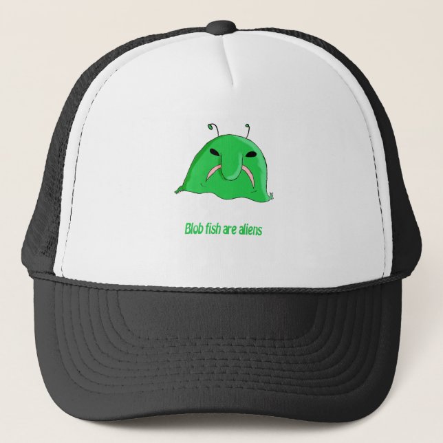 Alien blob trucker hat (Front)