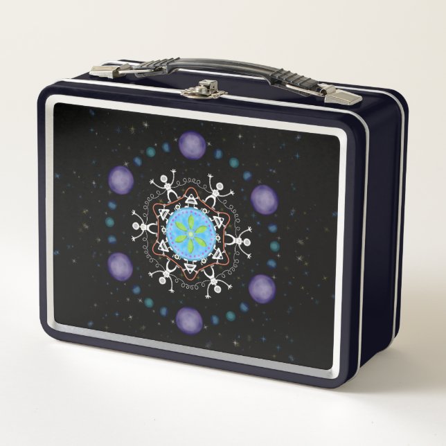 Alien Buddies Metal Lunch Box (Front)