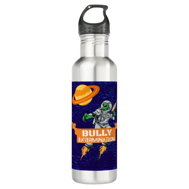 alien bully exterminador 710 ml water bottle (Front)