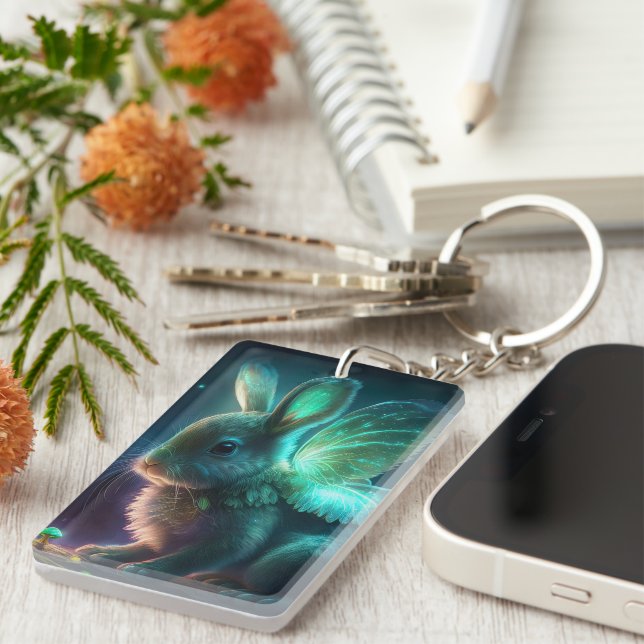 Alien Bunny Key Ring (Front Right)