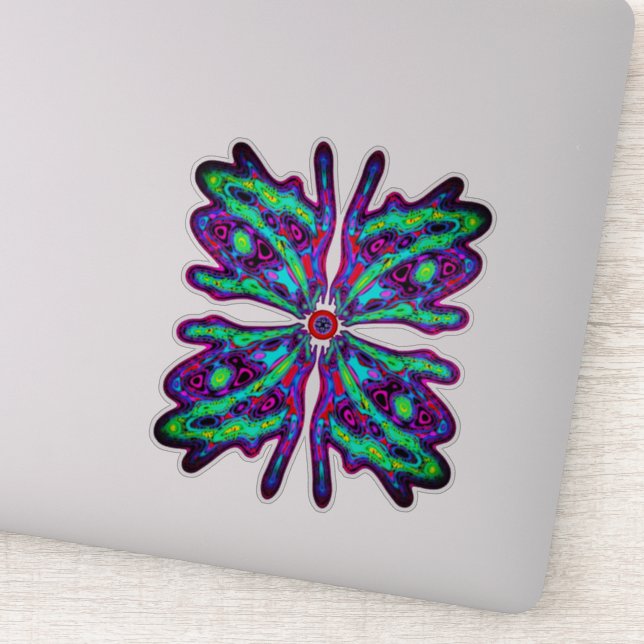 Alien butterfly b (colourful pattern) v3 (Detail)