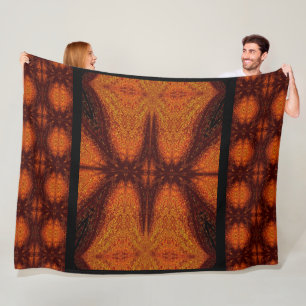 Alien Butterfly Fleece Blanket