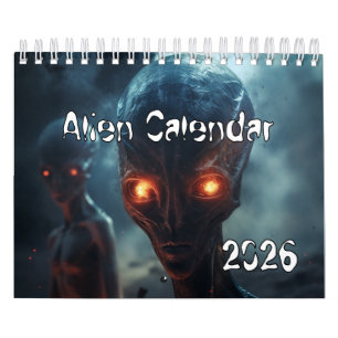 Alien Calendar 2025 UFO