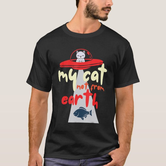 Alien Cat Cat T-Shirt (Front)