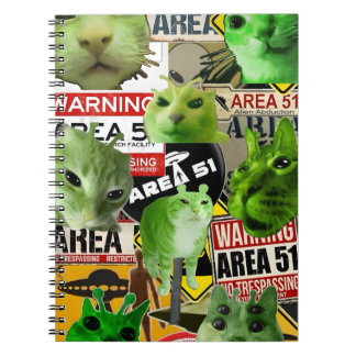 Alien Cat Invasion: The Area 51 Felines Notebook