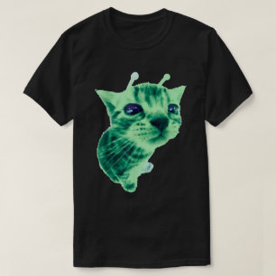 Alien Cat Meme Funny Silly Space Kitty Shirt