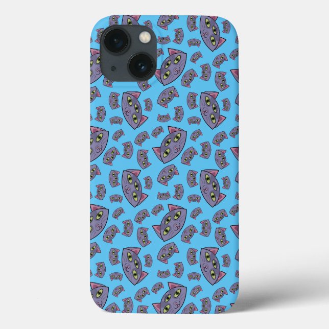 Alien Cat Pattern Case-Mate iPhone Case (Back)