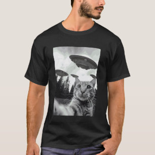 Alien Cat Selfie T-Shirt