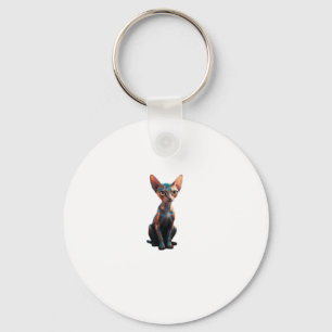 Alien cat T-Shirt Oversized T-Shirt Key Ring