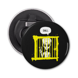 Alien Chill In Prison  Bottle Opener
