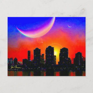 Alien City Post Card