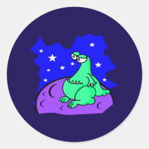 Alien Classic Round Sticker