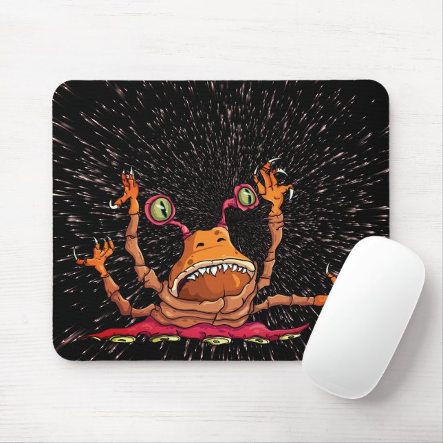 Alien Claws Attack Mousepad (With Mouse)