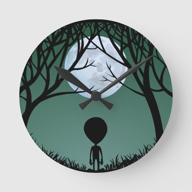 Alien Clock E.T. Gift Alien Decor & Keepsakes (Front)