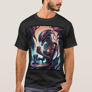 Alien coffee fanart  T-Shirt