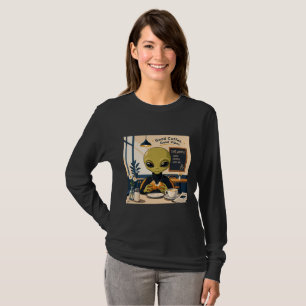 Alien Coffee Good Vibes Long Sleeve T-Shirt