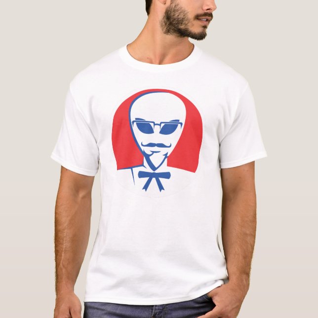 Alien Colonel (White) T-Shirt (Front)