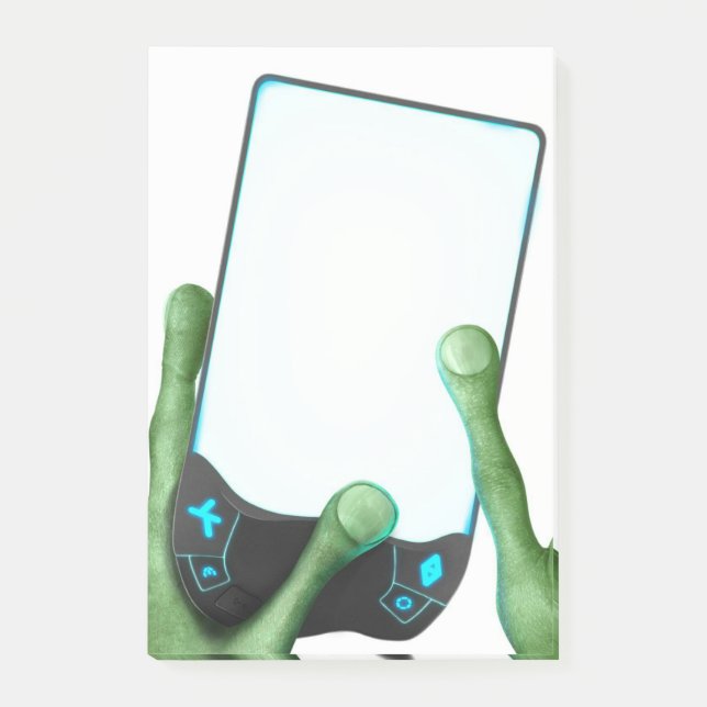 Alien Contact Post-it Notes (Front)