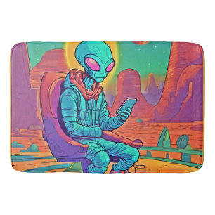 Alien Coolness Unleashed Bath Mat