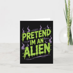 Alien Costume Card