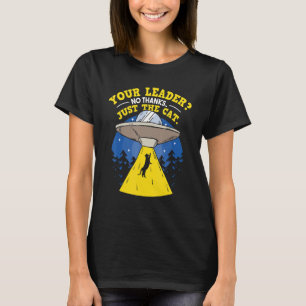 Alien Costume Cat Just The Cat UFO T-Shirt