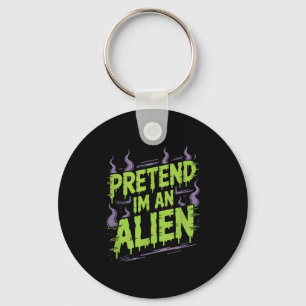 Alien Costume Key Ring