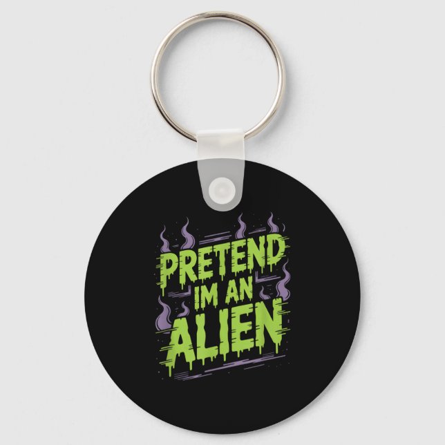 Alien Costume  Key Ring (Front)