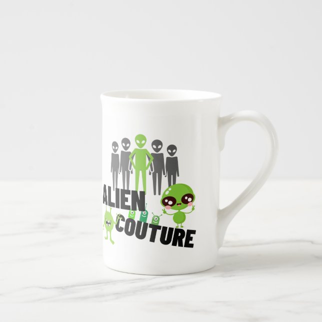 Alien couture.w bone china mug (Right)