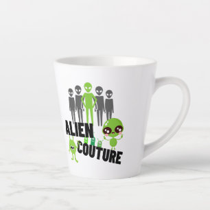 Alien couture.w latte mug