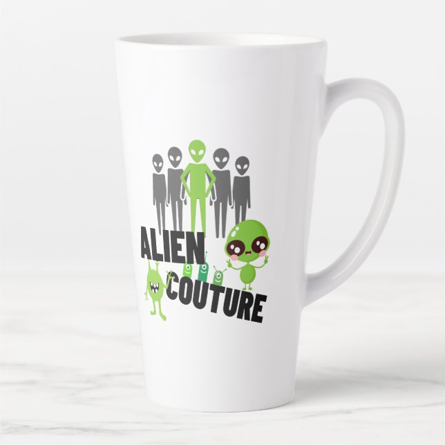 Alien couture.w latte mug (Right)