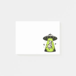 Alien Cow Abduction Weirdcore Surreal Post-it Notes