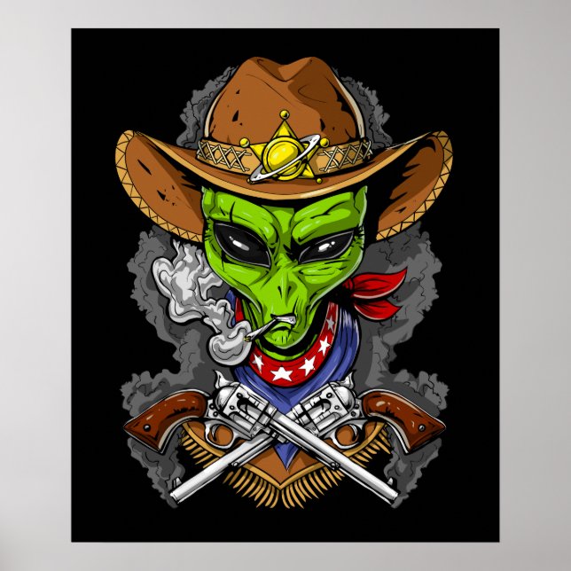 Alien Cowboy Poster (Front)