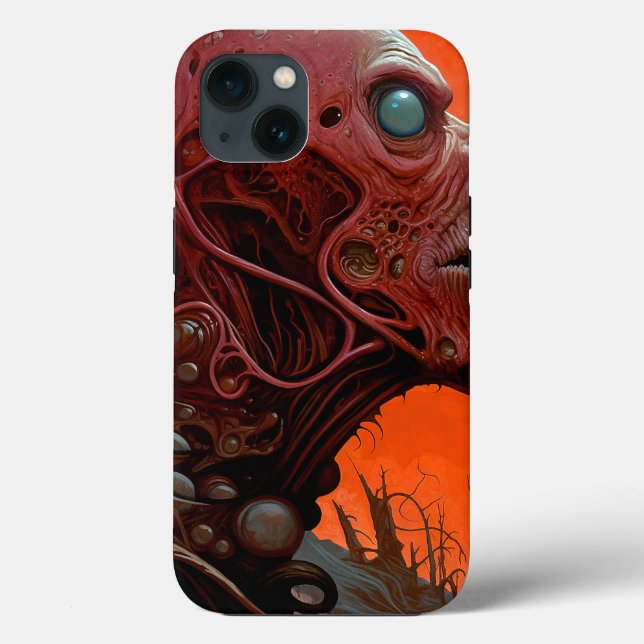 Alien Creature Sci-fi Horror Art Case-Mate iPhone Case (Back)