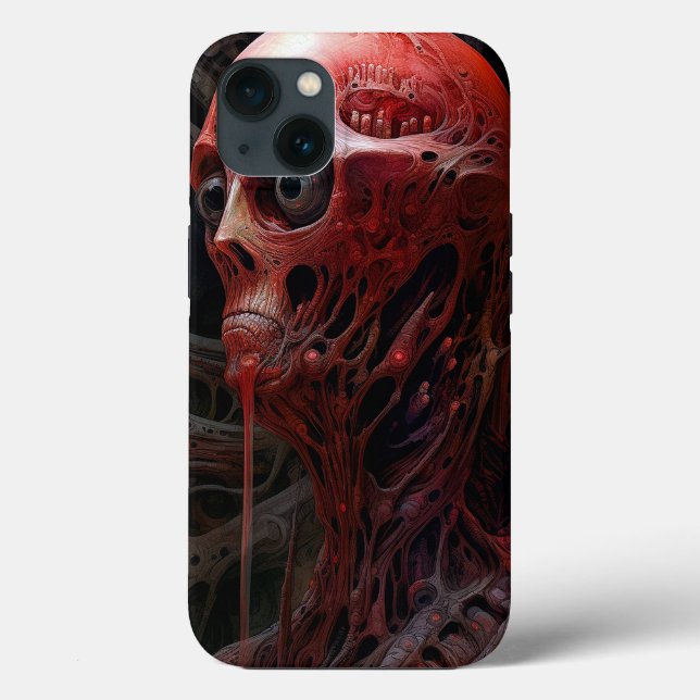 Alien Creature Sci-fi Horror Art Case-Mate iPhone Case (Back)