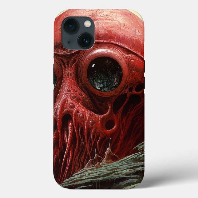 Alien Creature Sci-fi Horror Art Case-Mate iPhone Case (Back)
