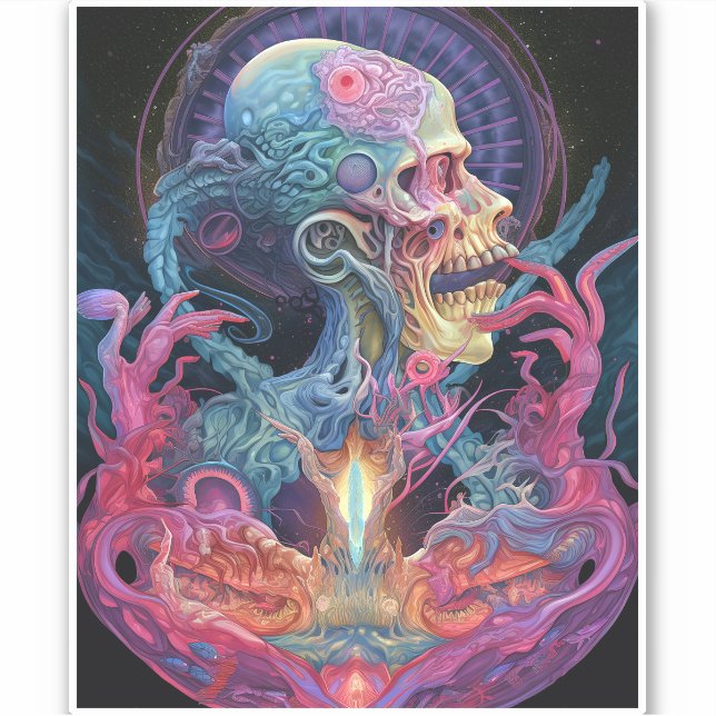 Alien Creature Surreal Horror Art (Front)