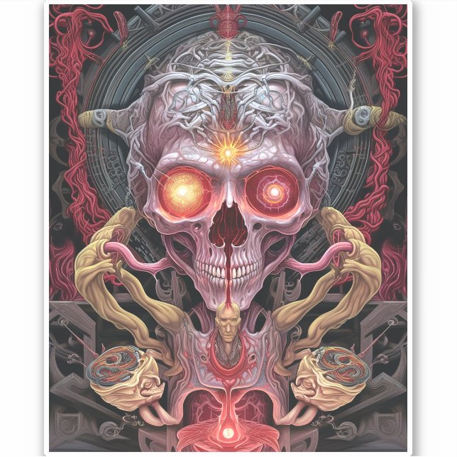 Alien Creature Surreal Horror Art (Front)