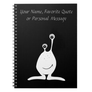Alien - Cute Cartoon Character Notebook