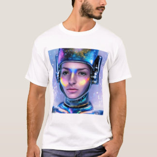Alien Cyborg Space Woman  T-Shirt