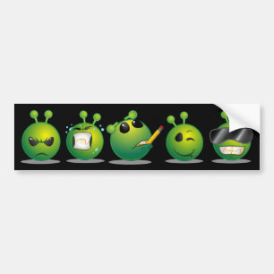 Alien Dark Bumper Sticker