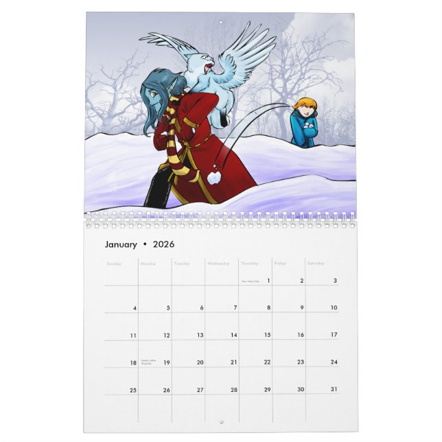 Alien Dice 2012 Calendar (Jan 2026)