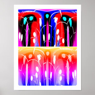 Alien dimensions decorative art poster