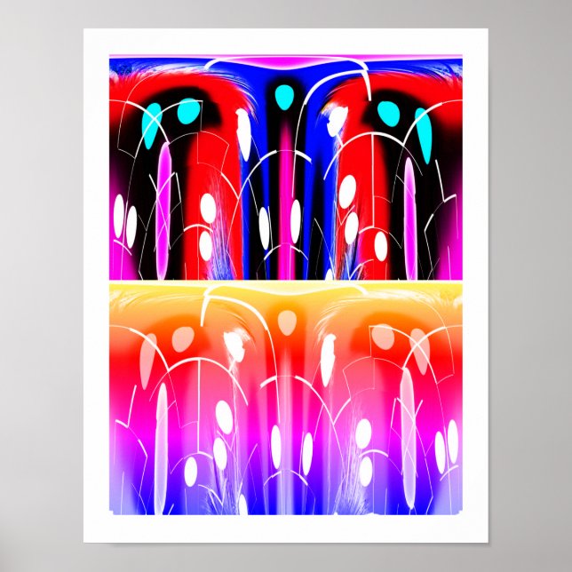 Alien dimensions decorative art poster (Front)