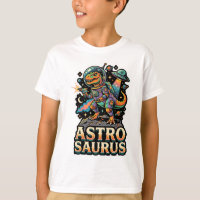 Alien Dinosaur Astro Saurus: Retro Astronaut Space