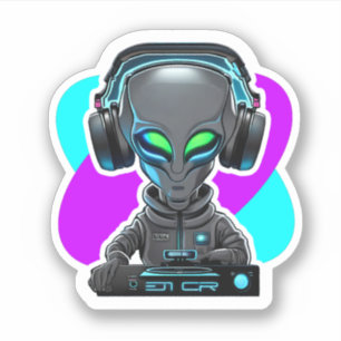 Alien DJ vinyl