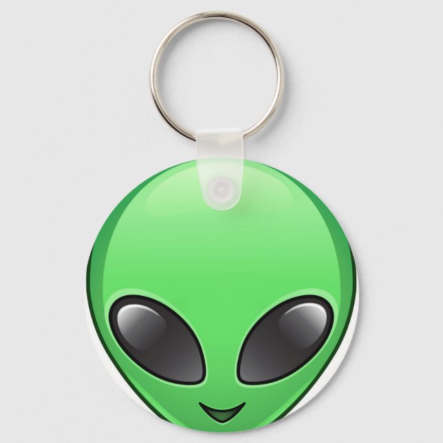 alien emoji key ring (Front)